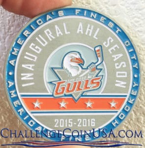 San Diego Gulls Challenge Coin