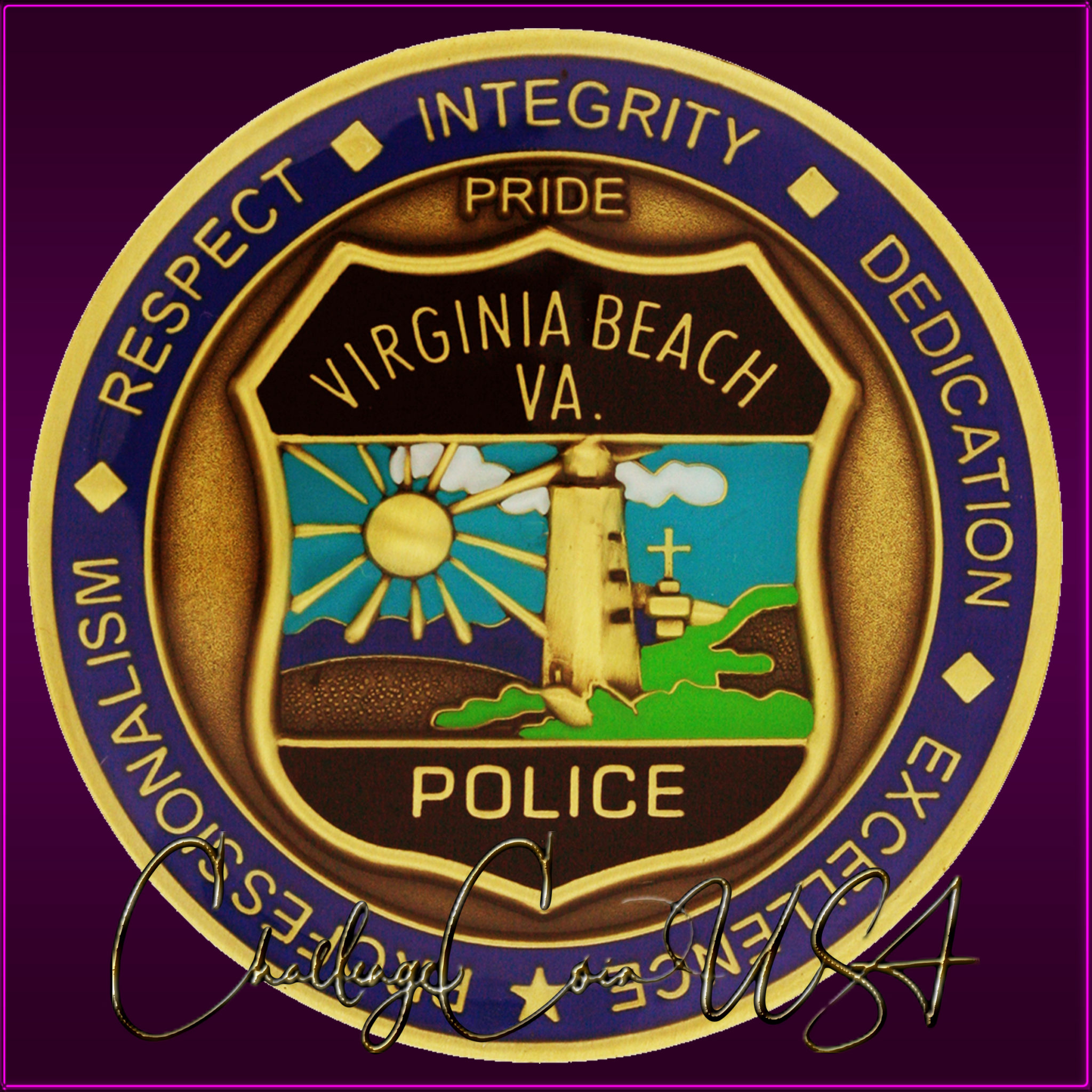 Virginia State Police Challenge Coin 