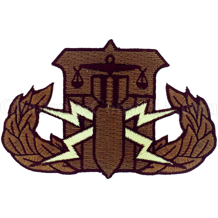 ChallengeCoinUSA Hazardous Devices Technician Basic Brown Patch. Call