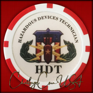 bomb squad poker chip