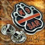 SAR K9 Lapel Pin