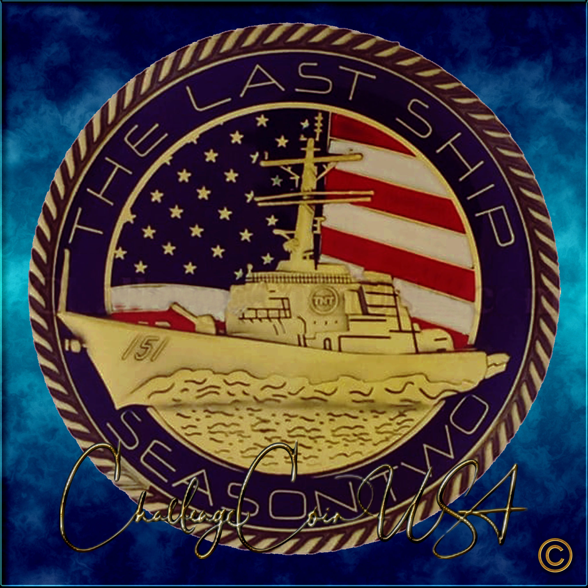 cruise ship challenge coins