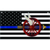 police Motor wheel flag
