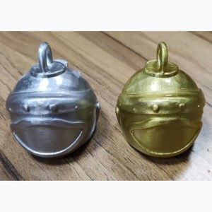 Silver and gold 3D bomb suit
