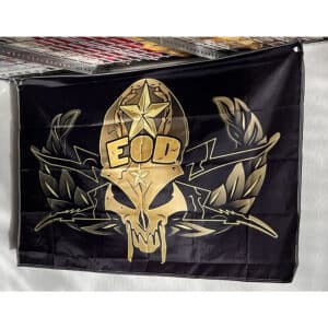 Explosive Ordnance Disposal EOD Skull 3 x 5 Flag