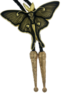 Black Moth Bolo Tie