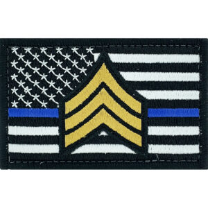 Thin Blue Line SGT patch