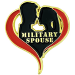Military Spouse Pin