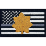 Thin Gray Line Major Patch