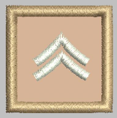 Embroidered Collar Rank Corporal 1 x 1 - Image 9
