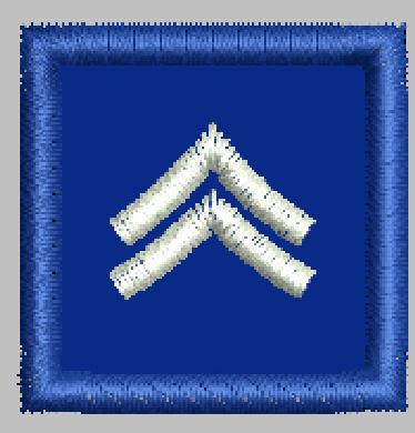 Embroidered Collar Rank Corporal 1 x 1 - Image 7