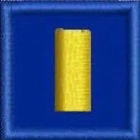 Embroidered Collar Rank Lieutenant 1 x 1 - Image 4