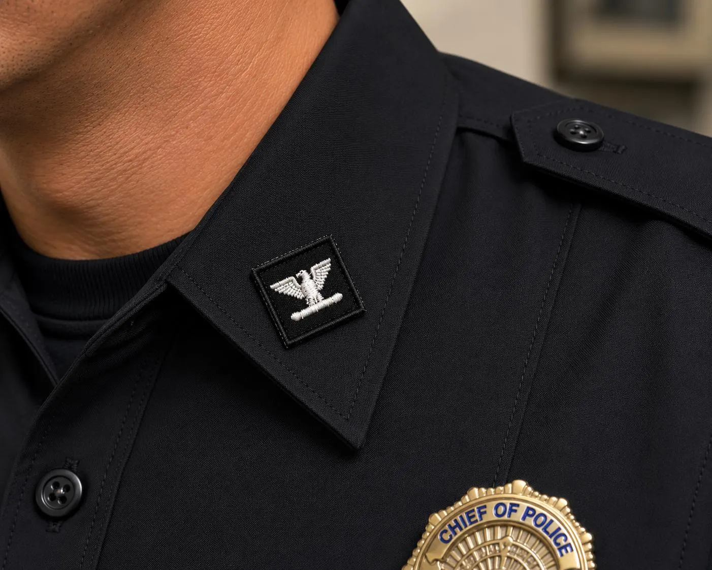 Embroidered Collar Rank Colonel 1 x 1 - Image 3